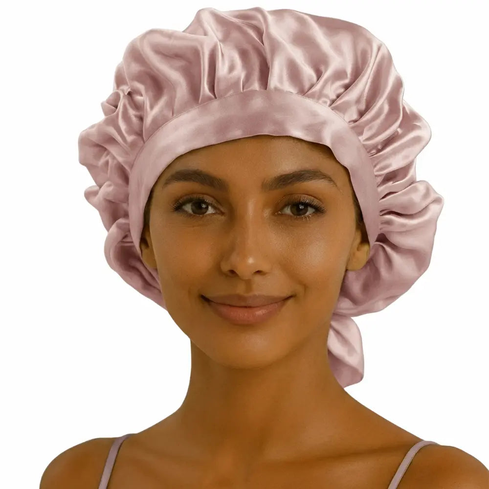 Bonnet en soie ajustable
