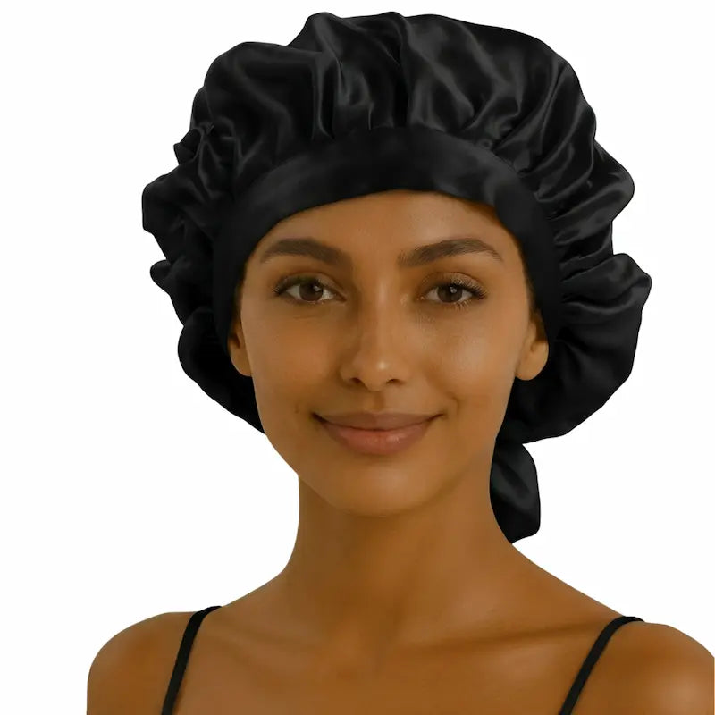 Bonnet en soie ajustable