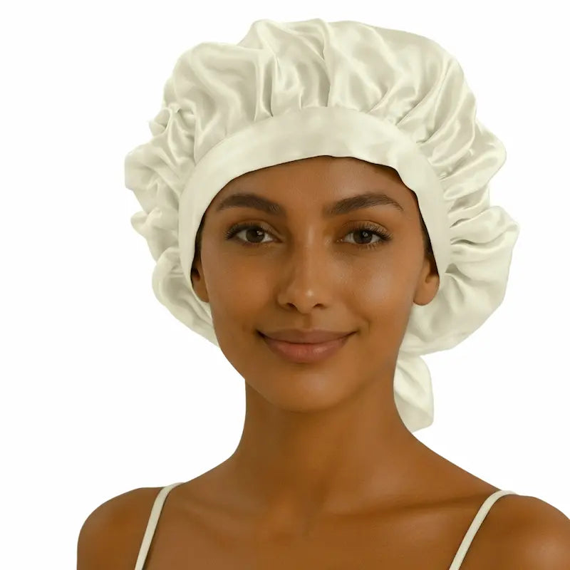 Bonnet en soie ajustable