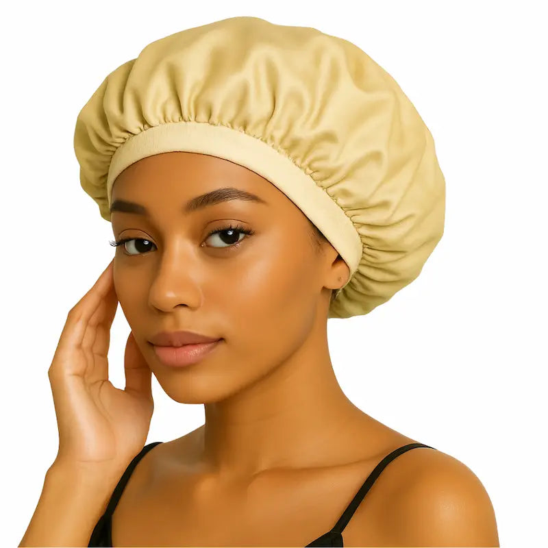 Bonnet en soie avec élastique 19 mommes
