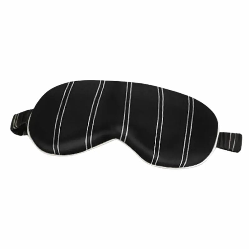 Masque de sommeil à rayures en soie 19 mommes