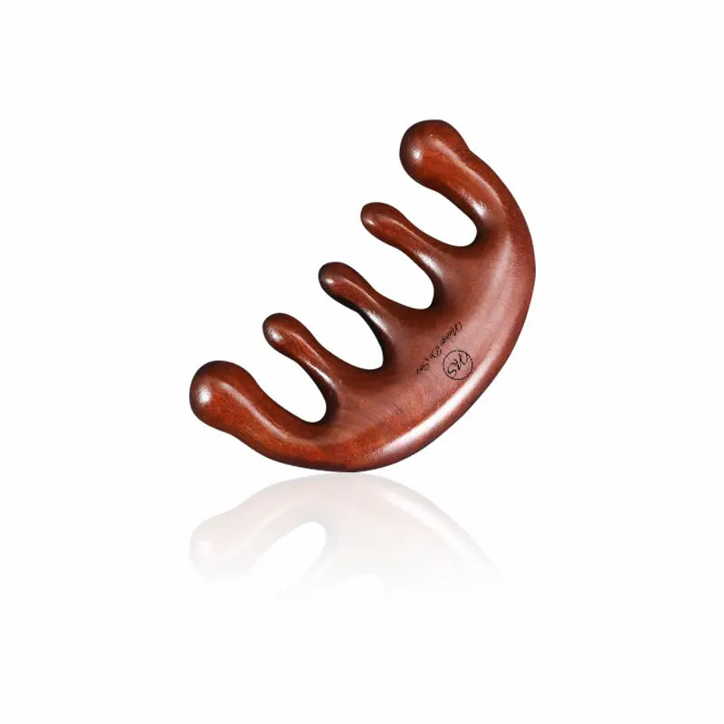 Image-Peigne de massage en bois de santal Nuage de Soie