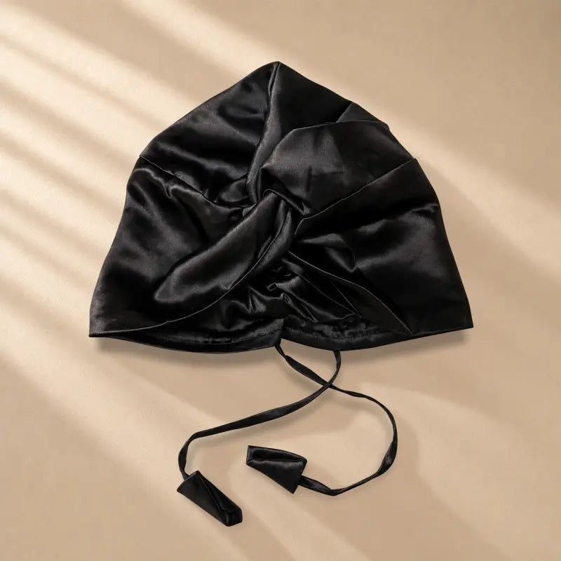 Turban de nuit en soie 19 momme - réglable