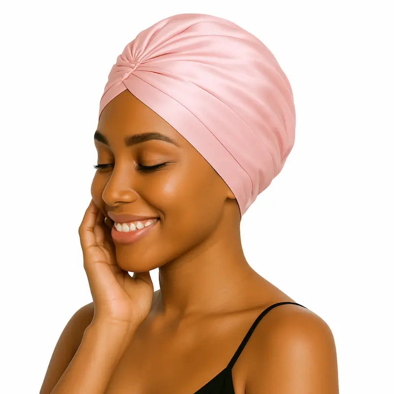 Turban en soie 